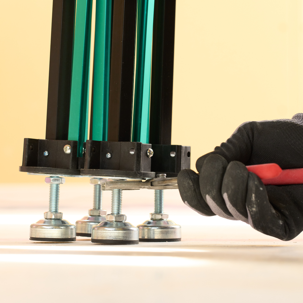 のび台 ブルー W1400H650 W700H650