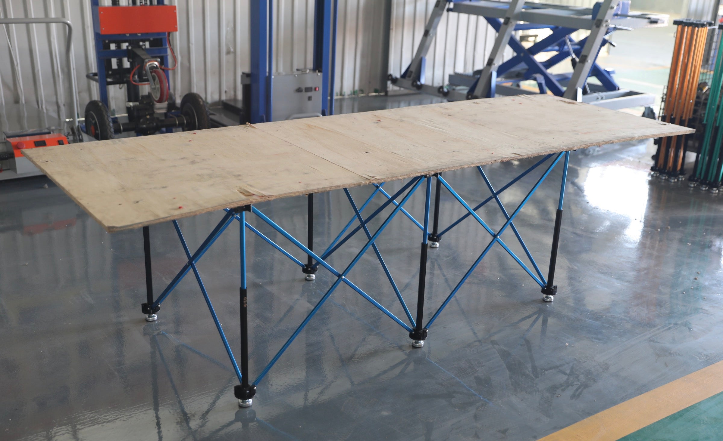 のび台 W1400 ブルー