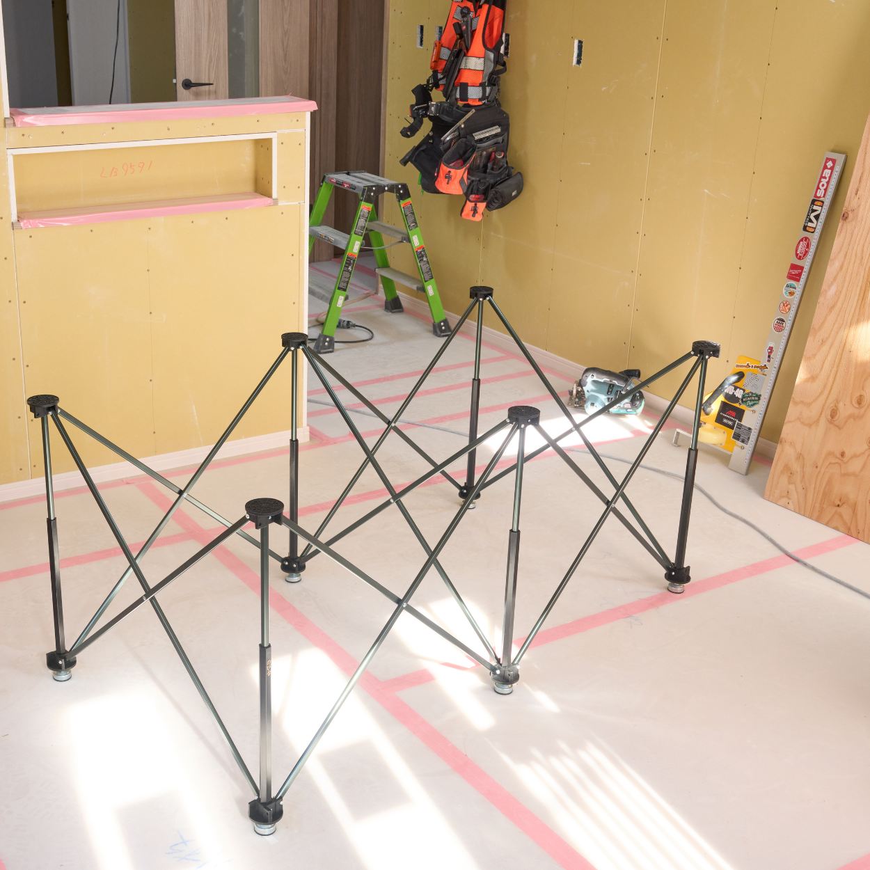 のび台 ブラック W1400H650 W700H650